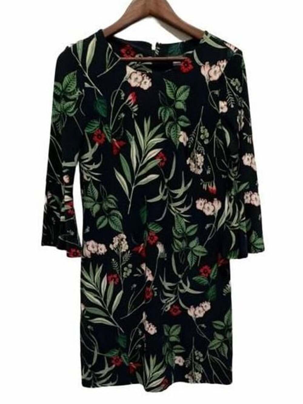 Tommy Hilfiger Floral Bell Sleeve Dress Size 10